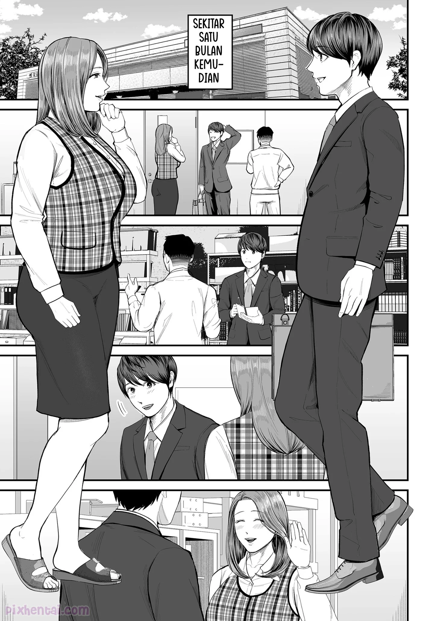Komik hentai xxx manga sex bokep The Young Man is Delighted to Meet Beautiful Milf 7